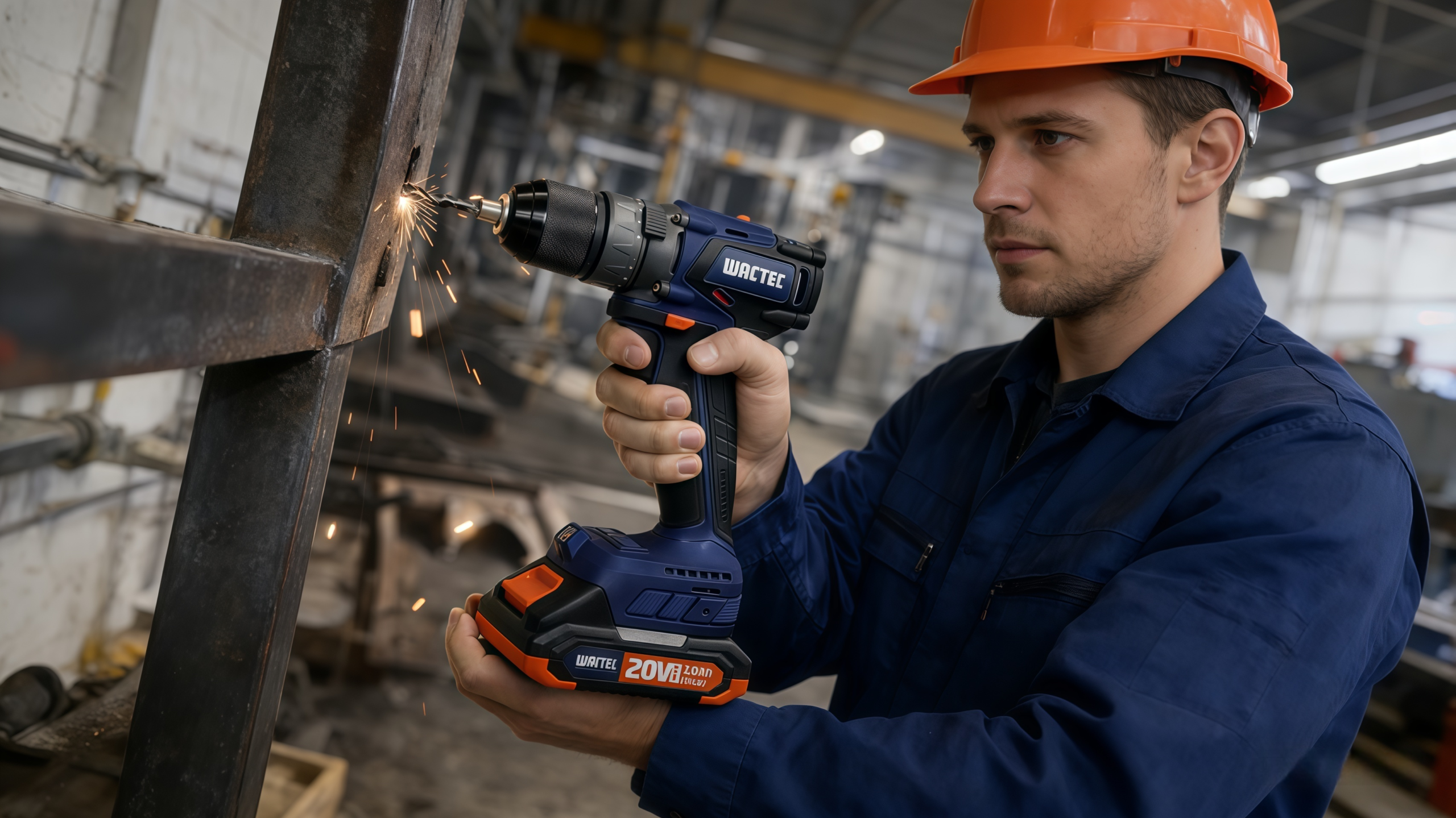 WACTEC CORDLESS IMPACT DRILL BANNER