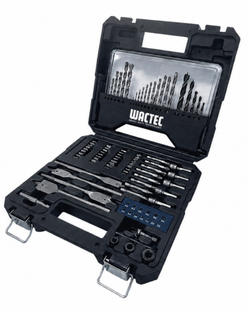 WACTEC drill bit set for industrial drilling and fastening applications