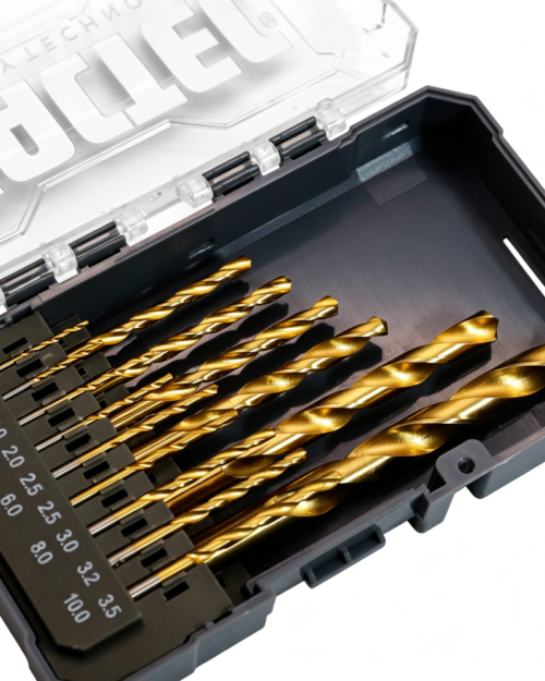 WACTEC HSS 15-Piece Twist Drill Bit Set