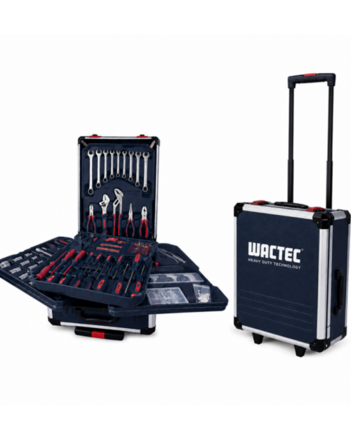 WACTEC Mechanic Tool Kit 245-Piece tools set with aluminum trolley case